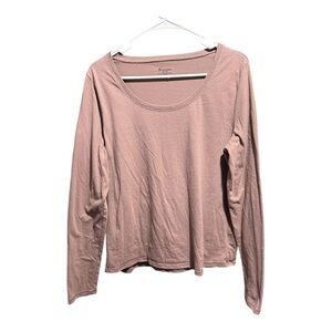 No Boundaries Tan Long Sleeve Blouse